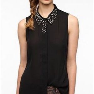 Urban Outfitters Sparkle & Fade Rhinestone Blouse